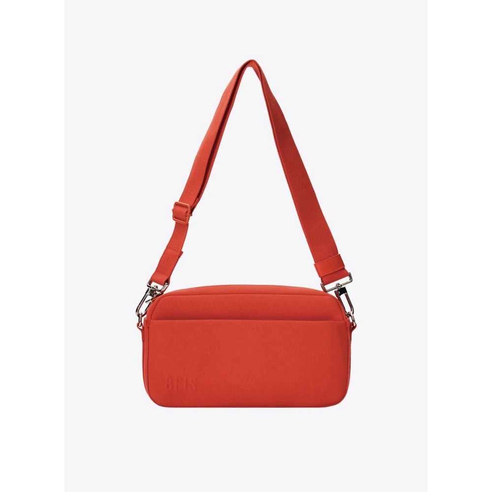 Beis Travel Crossbody Bag Flame NWT Orange Travel Purse Adjustable Strap